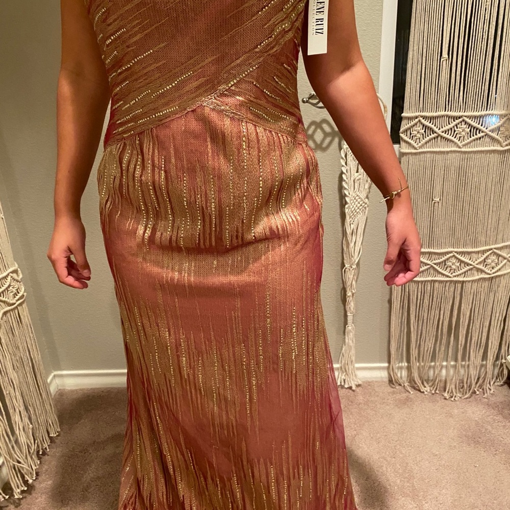 RENE RUIZ STRAPLESS GOWN - Picture 3 of 16